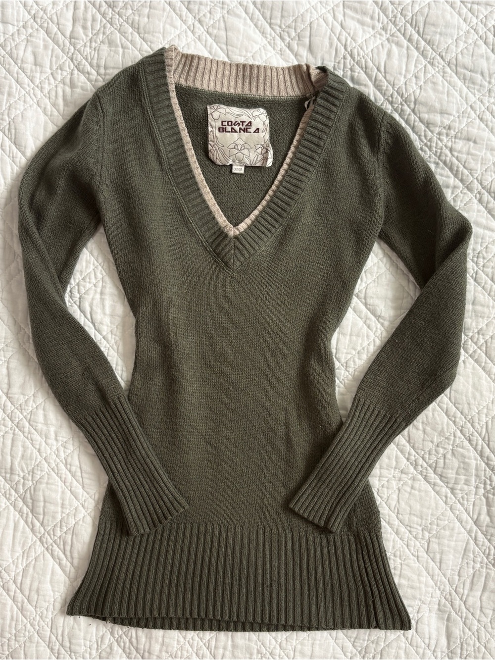Y2K Green Long Sleeve - Xs
